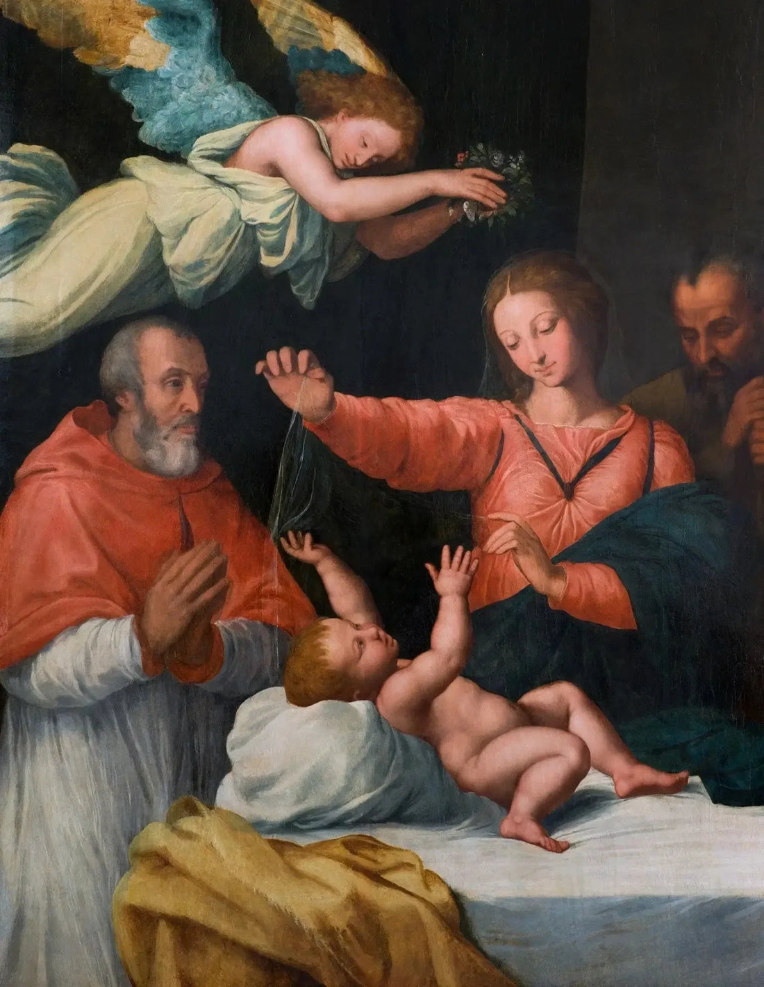 "Madonna del Velo"와 파올로 에밀리오 스폰드라티 추기경. - 구이도 레니
