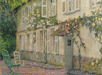 Maison Blanche Gerberoy - Henri Le Sidaner - Alpha Reproduction