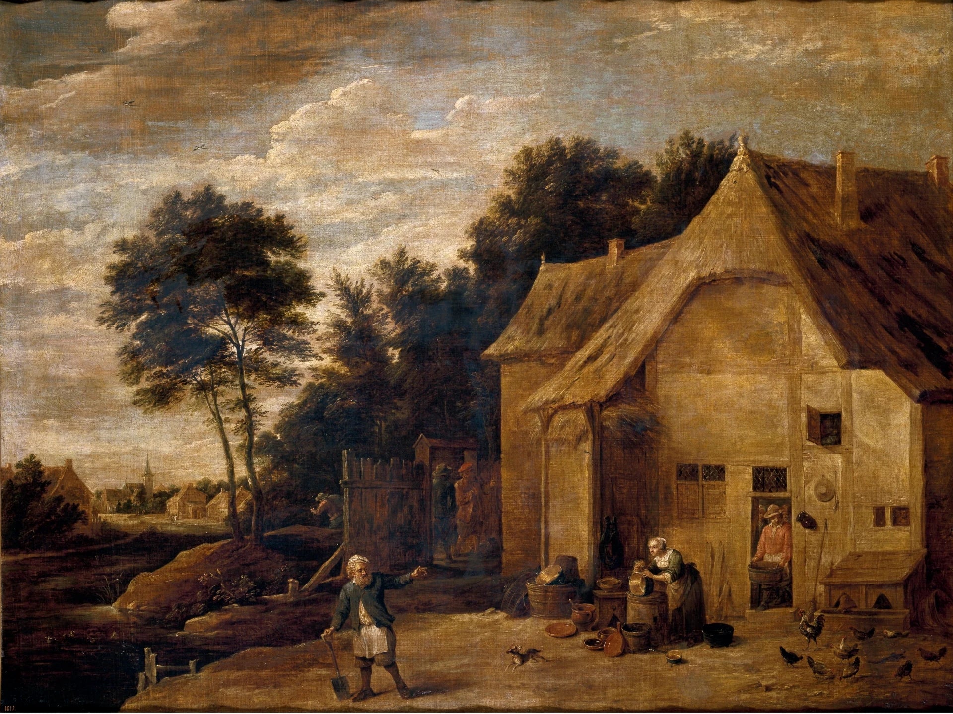 La maison rustique - David Teniers le Jeune