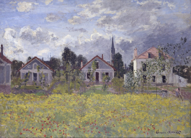Argenteuil W277의 주택 - Claude Monet