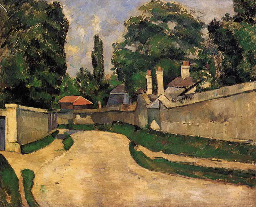 도로 옆의 집들, I - Paul Cézanne