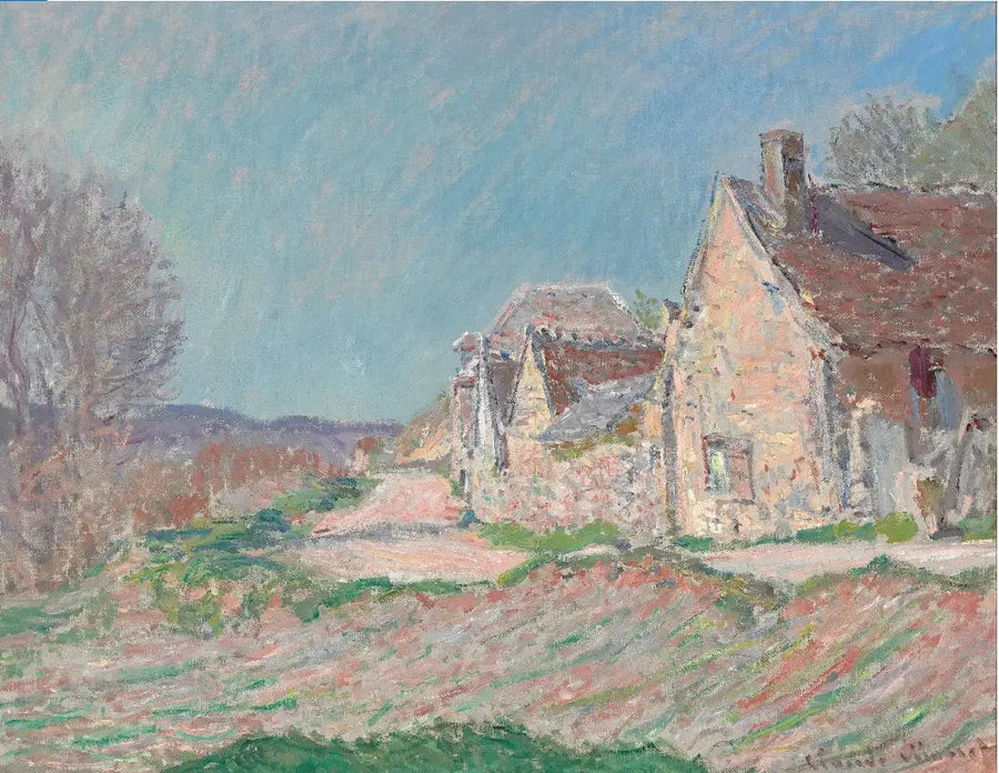 도로변의 집들 - Claude Monet