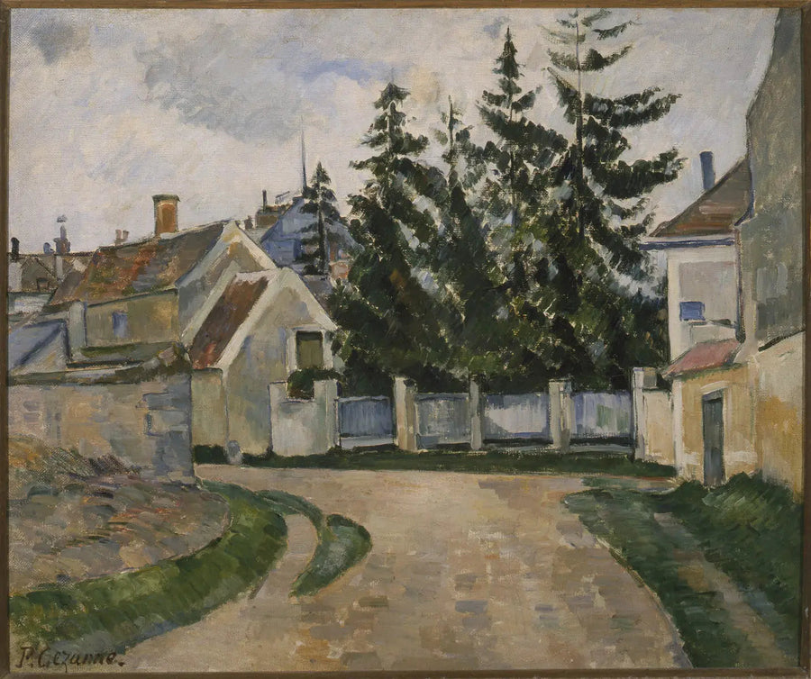 집과 전나무 - Paul Cézanne