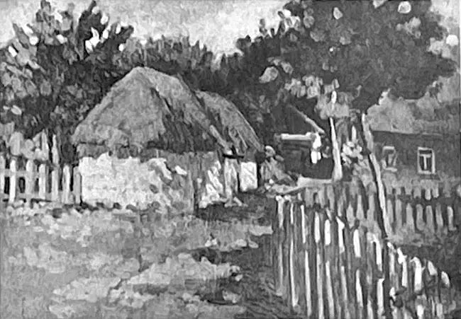 Maisons paysannes - Kazimir Malevich - Alpha Reproduction