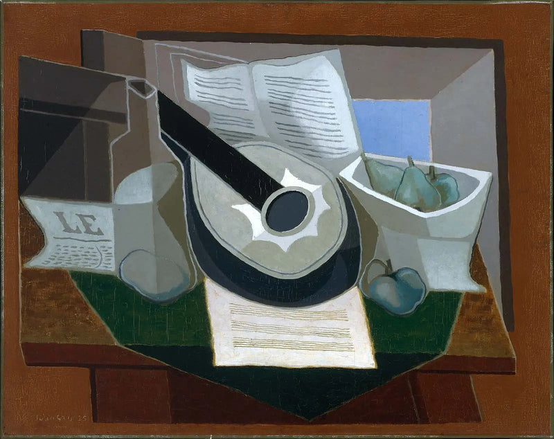 만돌린과 과일 접시 - 후안 그리스

Source:
Mandoline et plat de fruits - Juan Gris