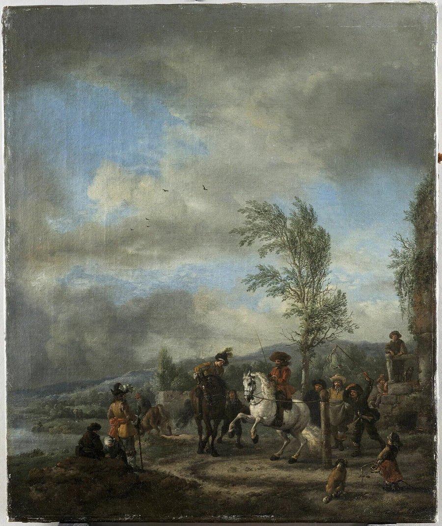 Le Manège en plein air - Philips Wouwerman