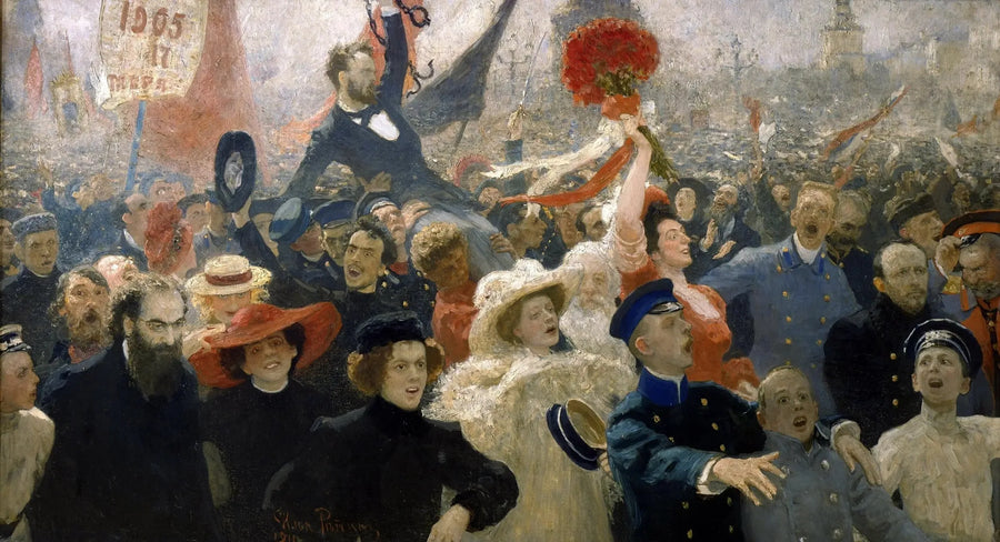 1905년 10월 17일 시위 - 일리야 레핀

Source:
Manifestation du 17 octobre 1905 - Ilya Repin