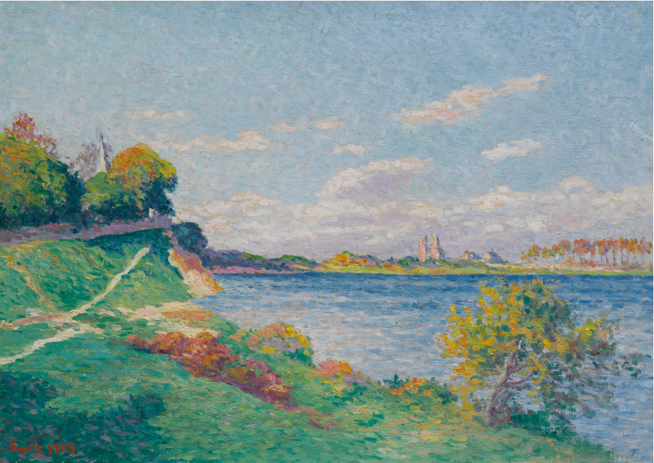 Mantes bords de Seine - Maximilien Luce - Alpha Reproduction