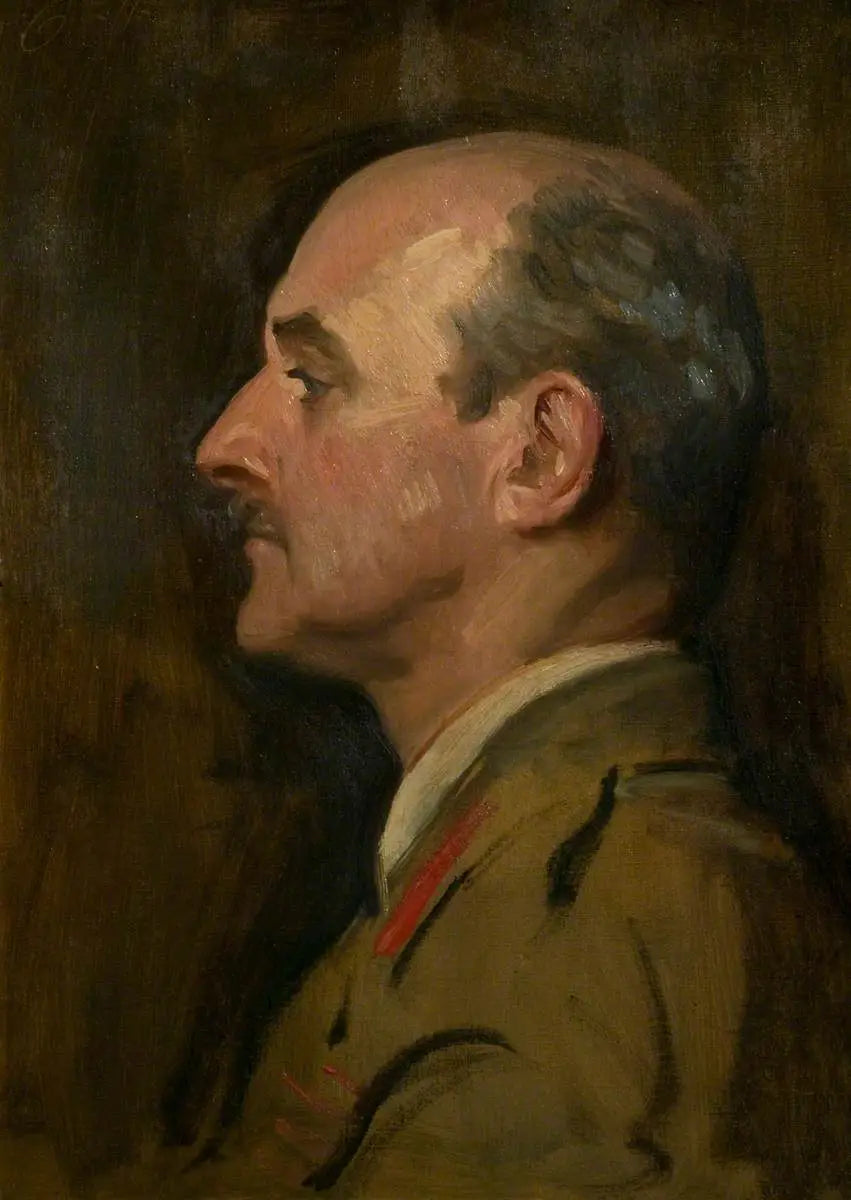 Maréchal vicomte Allenby (1861–1936), GCB, GCMG (esquisse) - John Singer Sargent image 1 reproduction artisanale de tableau