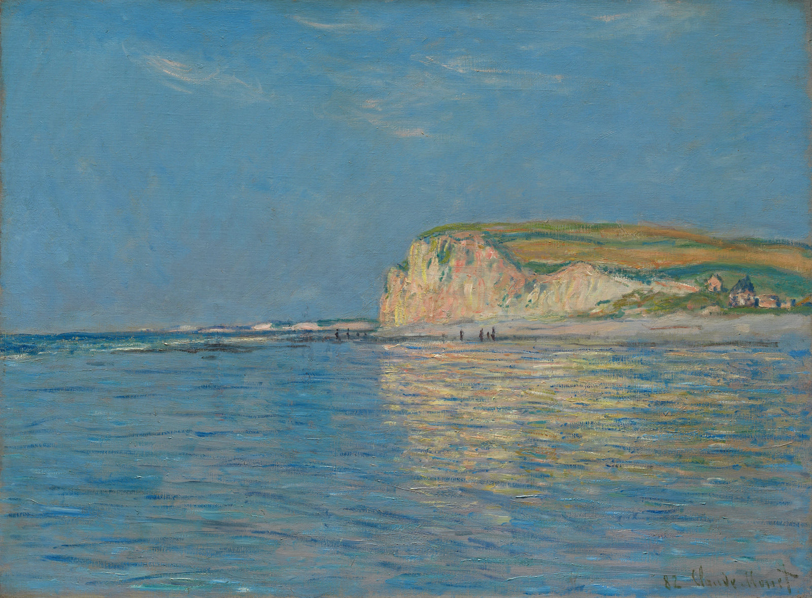 Dieppe W716 - Claude Monet 근처 Pourville의 썰물