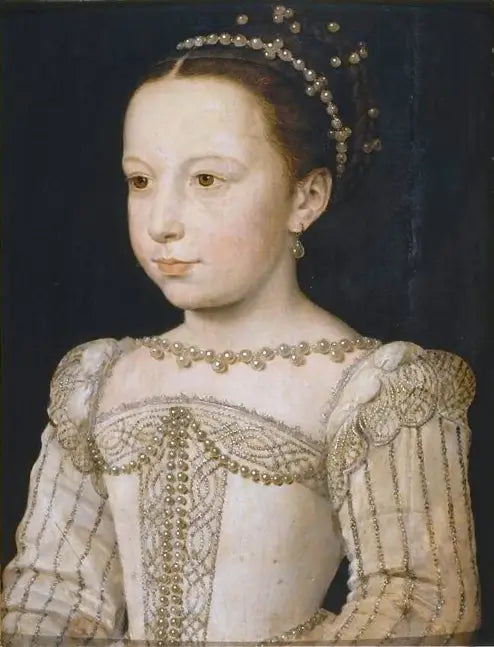 프랑스의 마르그리트 (1553-1615), 미래의 나바라 왕비 - 프랑수아 클루에트

Source:
Marguerite de France (1553-1615), future reine de Navarre - François Clouet