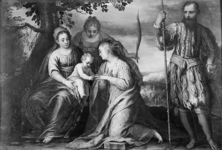 Mariage mystique de Sainte Catherine d’Alexandrie - Paul Véronèse - Alpha Reproduction