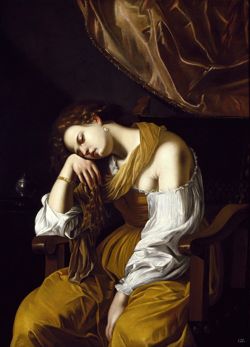 멜랑콜리 속의 마리-마들렌 - 아르테미시아 젠틸레스키

Source:
Marie-Madeleine en mélancolie - Artemisia Gentileschi