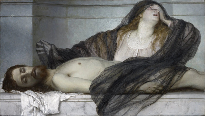 마리-마들렌이 죽은 그리스도를 울고 있는 모습 - 아놀드 뵉클린

Source:
Marie-Madeleine pleurant le Christ mort - Arnold Böcklin