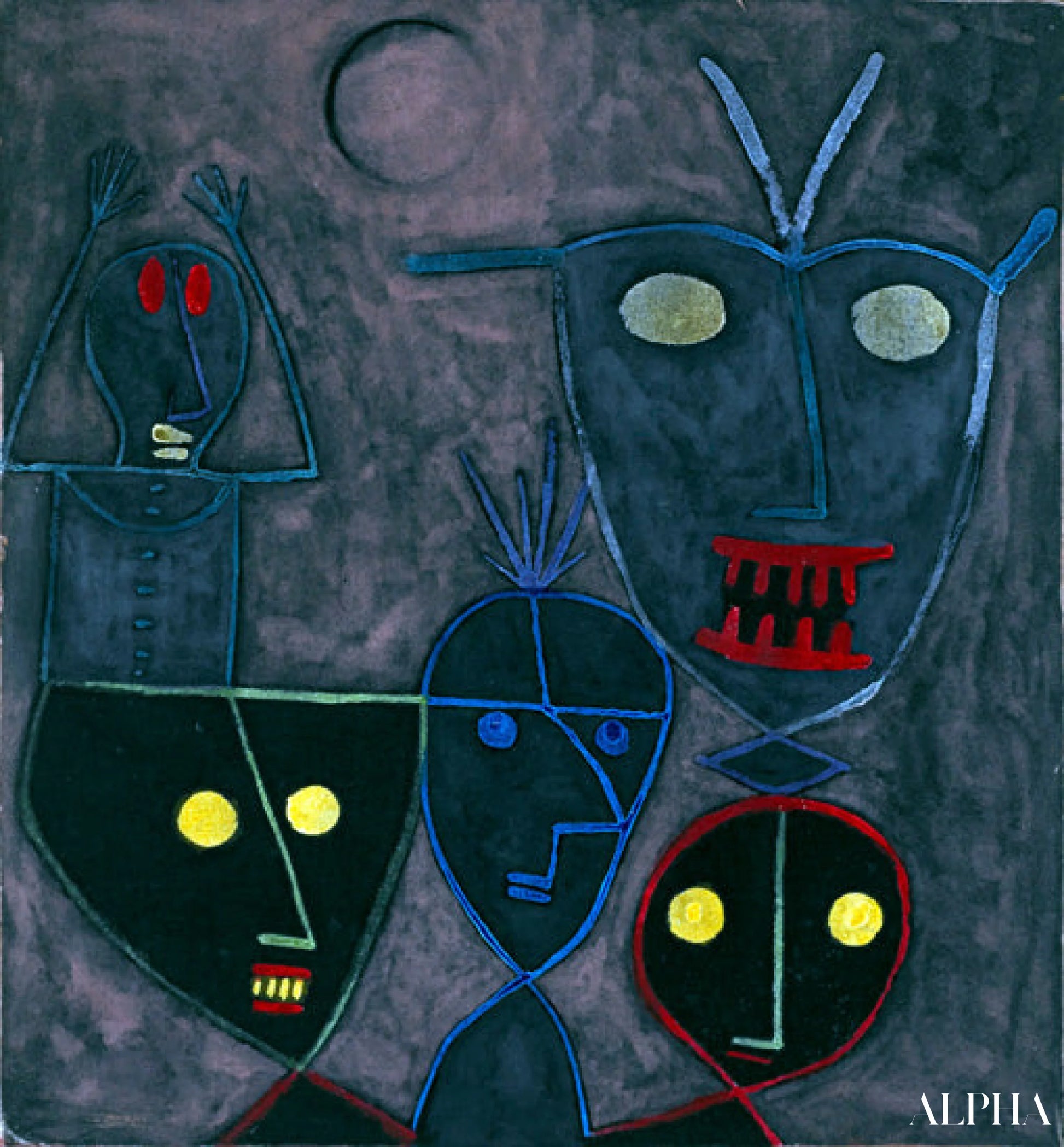 악마 인형 - Paul Klee - 고급 그림 및 회화 복제본