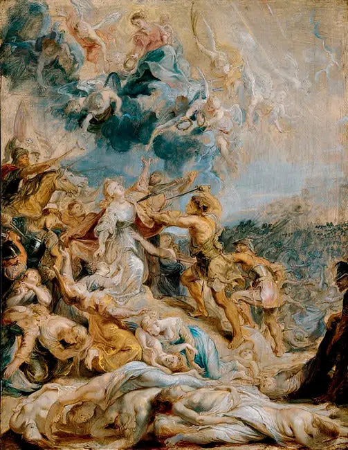 Martyre de sainte Ursule - Peter Paul Rubens image 1 reproduction artisanale de tableau