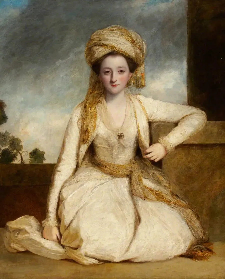 메리 호네크, « 결혼한 제사미 » 후에 프랜시스 에드워드 그윈 부인 (?1752-1840) - 조슈아 레이놀즈