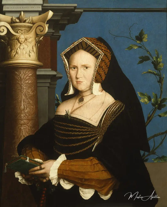 Mary, Lady Guildford - Hans Holbein le Jeune - Reproductions de tableaux et peintures haut de gamme