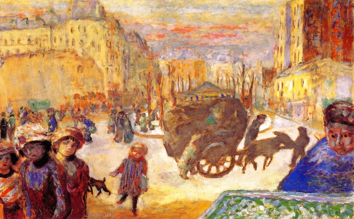 Matin à Paris - Pierre Bonnard image 1 reproduction artisanale de tableau