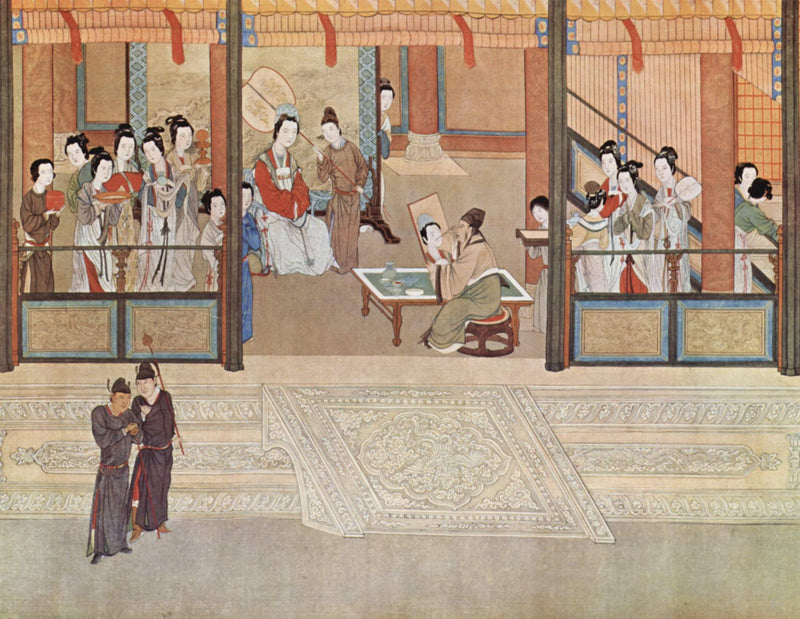 Matin de printemps au palais des Han - Qiu Ying