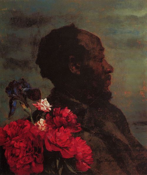Maure aux pivoines – Wilhelm Trübner