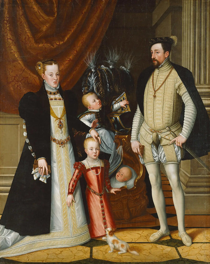 막시밀리안 2세, 그의 아내와 세 자녀 - 주세페 아르침볼도

Source:
Maximilian II, His Wife and Three Children - Giuseppe Arcimboldo
