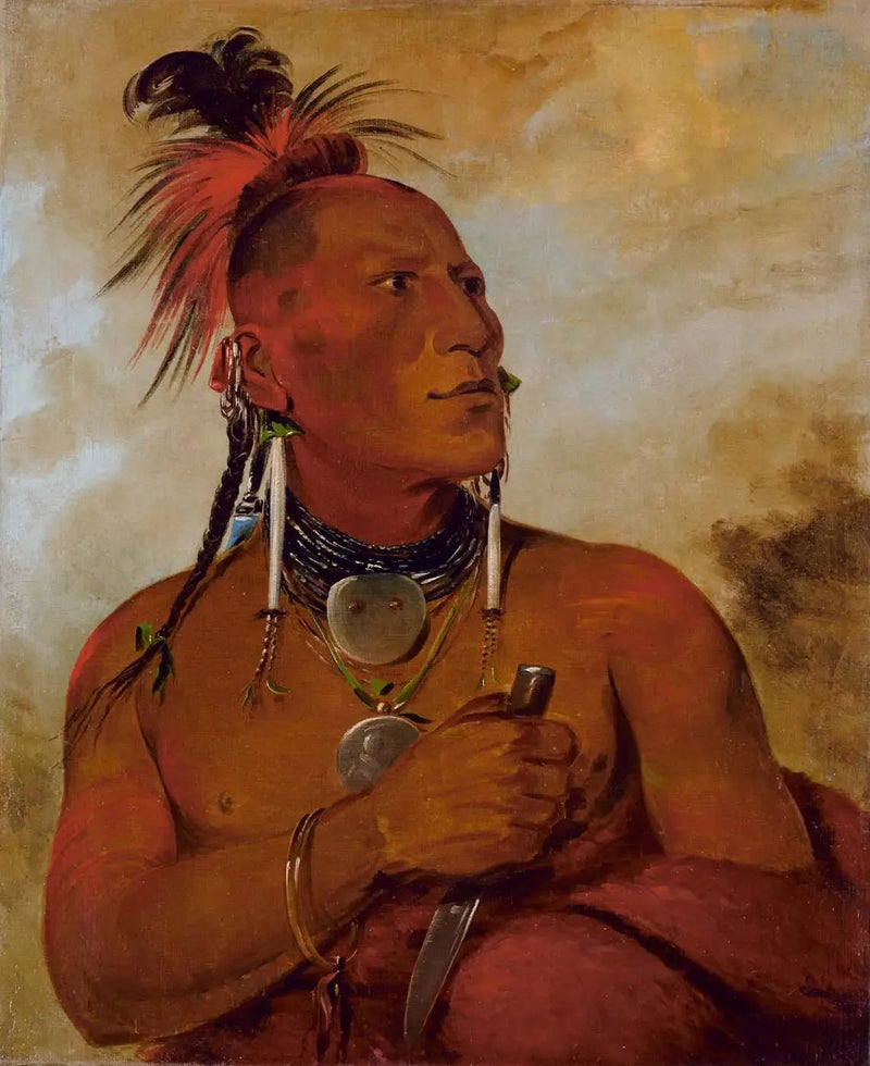 미치오신가우, 작은 흰 곰, 용감한 귀족 - 조지 캐틀린

Source:
Meach-o-shín-gaw, petit ours blanc, un brave distingué - George Catlin