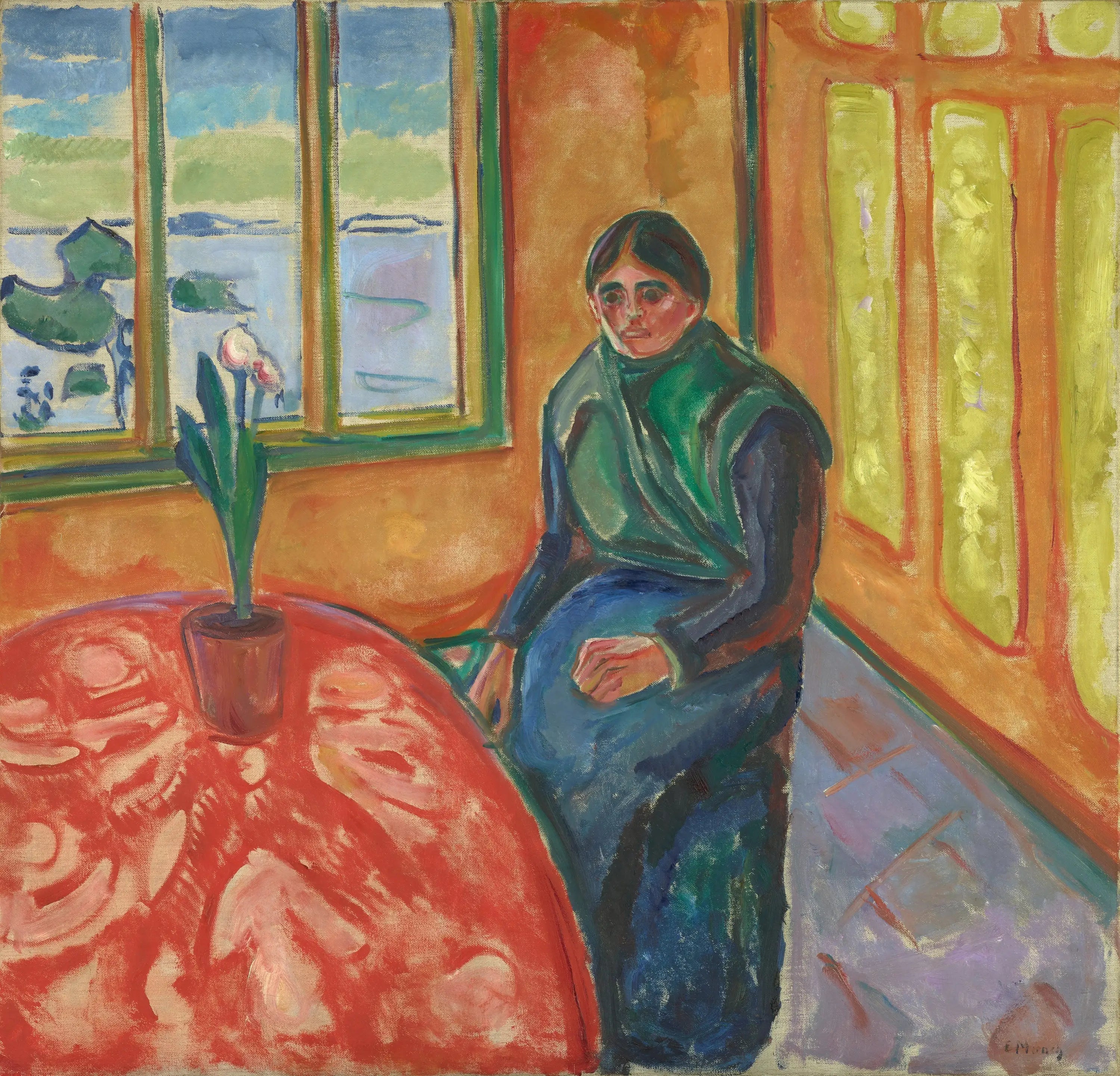 Reproduction du tableau « Mélancolie - Edvard Munch » par Alpha Reproduction en peinture à l’huile