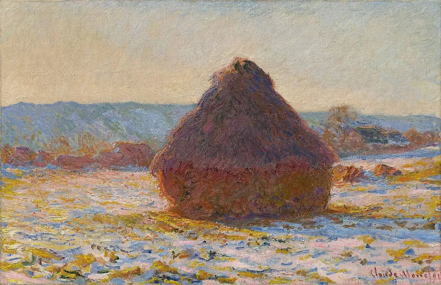 Meule, effet de neige, soleil de Claude Monet, 1891 – Museum Barberini MB-Mon-27, Wildenstein 1287