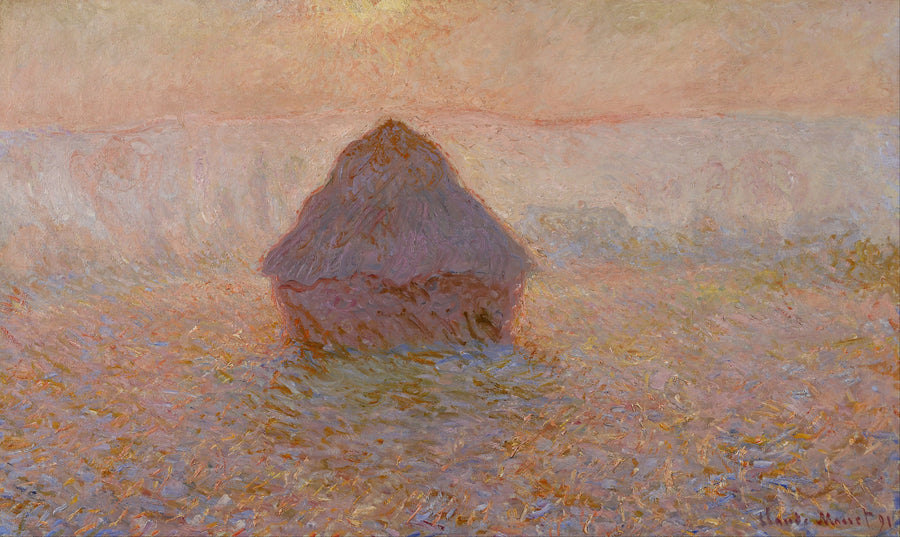 물레, 안개 속의 태양 - Claude Monet