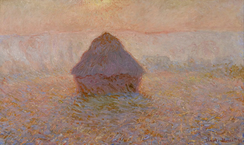 물레, 안개 속의 태양 - Claude Monet