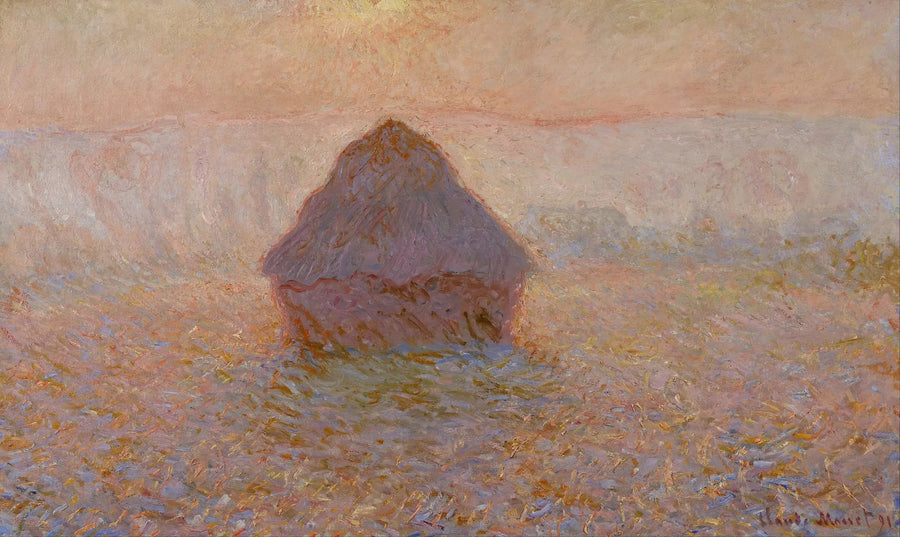 물레, 안개 속의 태양 - Claude Monet