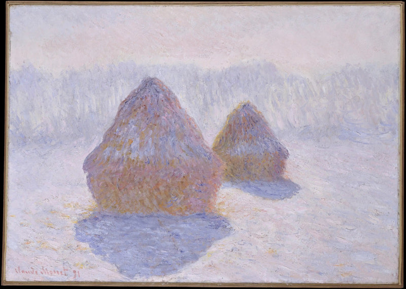 겨울 효과, 맷돌 - Claude Monet