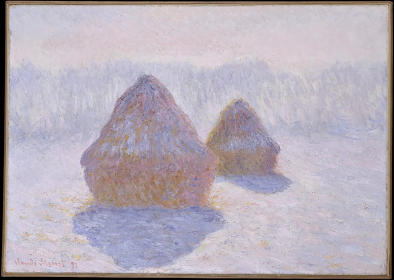 겨울 효과, 맷돌 - Claude Monet