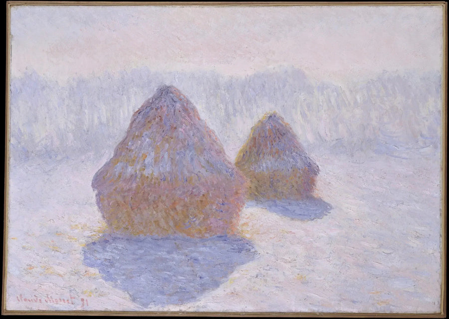 겨울 효과, 맷돌 - Claude Monet