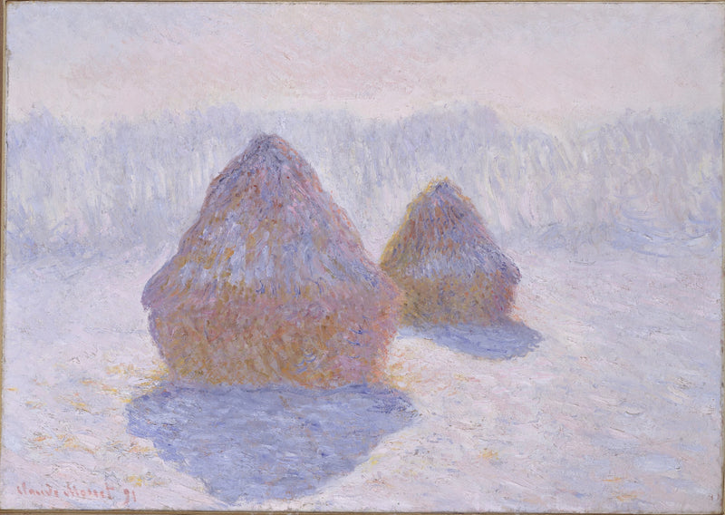 겨울 효과, 맷돌 - Claude Monet