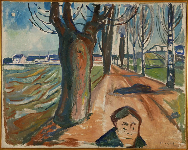 도로 위의 살인 - 에드바르 뭉크