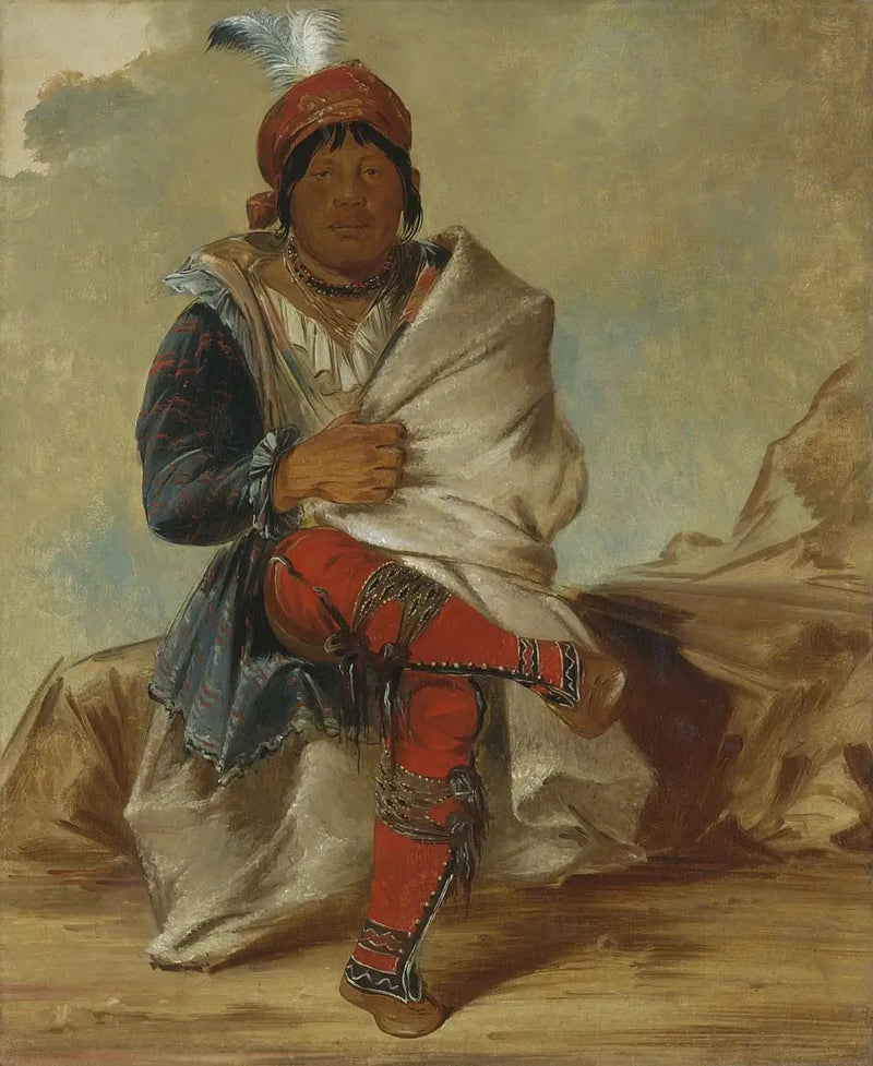 미크에노파, 부족의 추장 - 조지 캐틀린

Source:
Mick-e-no-páh, chef de la tribu - George Catlin