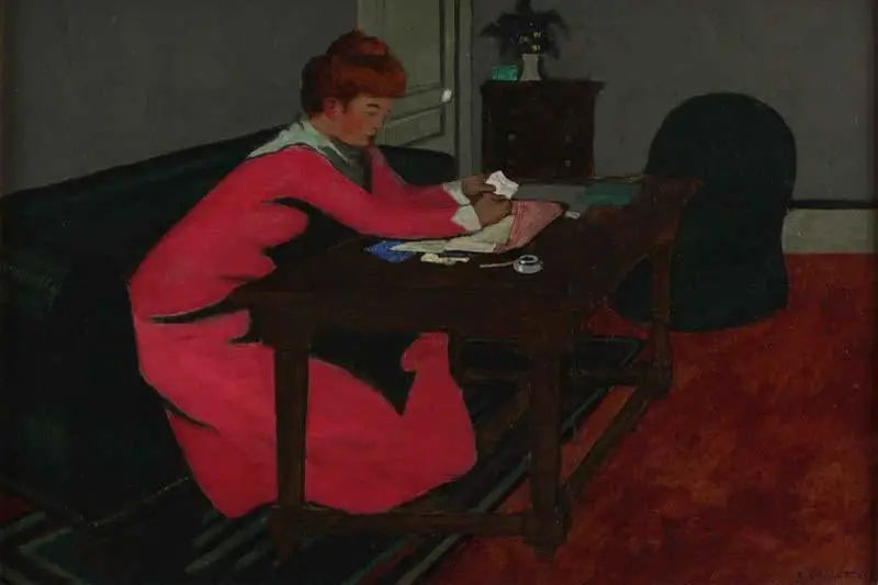 미시아의 사무실에서 - 펠릭스 발로통

Source:
Misia à son bureau - Félix Vallotton