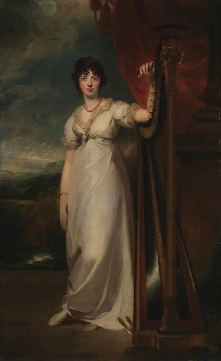 Mlle Laura Dorothea Ross (Mme Francis Robertson) - Thomas Lawrence image 1 reproduction d’œuvre d’art à l’huile
