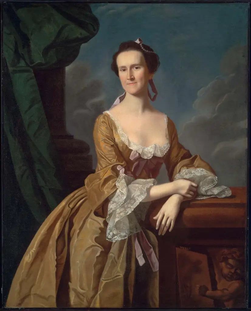 Mme John Amory (Katherine Greene) - John Singleton Copley image 1 reproduction artisanale de tableau