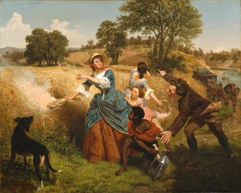 슈이러 부인이 영국군이 다가오자 밀밭을 태우다 - 에마누엘 로우이츠

Source:
Mme Schuyler brûle ses champs de blé à l'approche des Britanniques - Emanuel Leutze