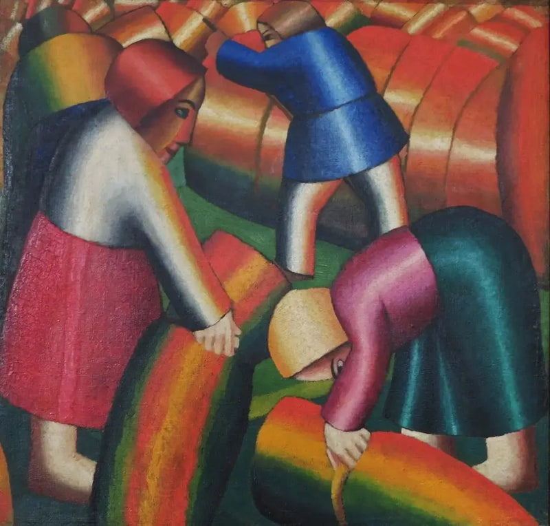 모이송기/호밀 수확 II - 카지미르 말레비치

Source:
Moissonneuses/Récolte de seigle II - Kazimir Malevich