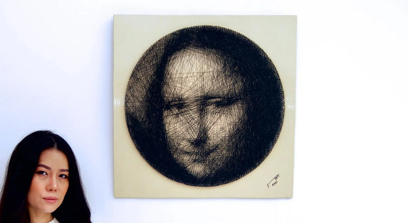 모나리자 스트링 아트 | 60 x 60cm