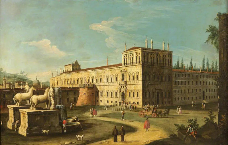 몬테 카발로와 쿠리날 궁전, 로마 - 카날레토

Source:
Monte Cavallo et le palais du Quirinal, Rome - Canaletto