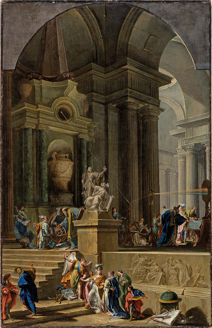 Monument allégorique à Sir Isaac Newton - Giovanni Battista Pittoni - Alpha Reproduction