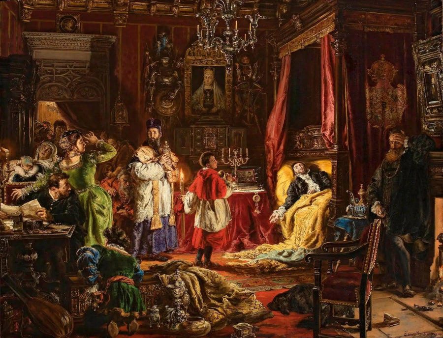 1572년 크니시인에서 Sigismond Auguste의 죽음 - Jan Matejko

Source:
Mort de Sigismond Auguste à Knyszyn en 1572 - Jan Matejko