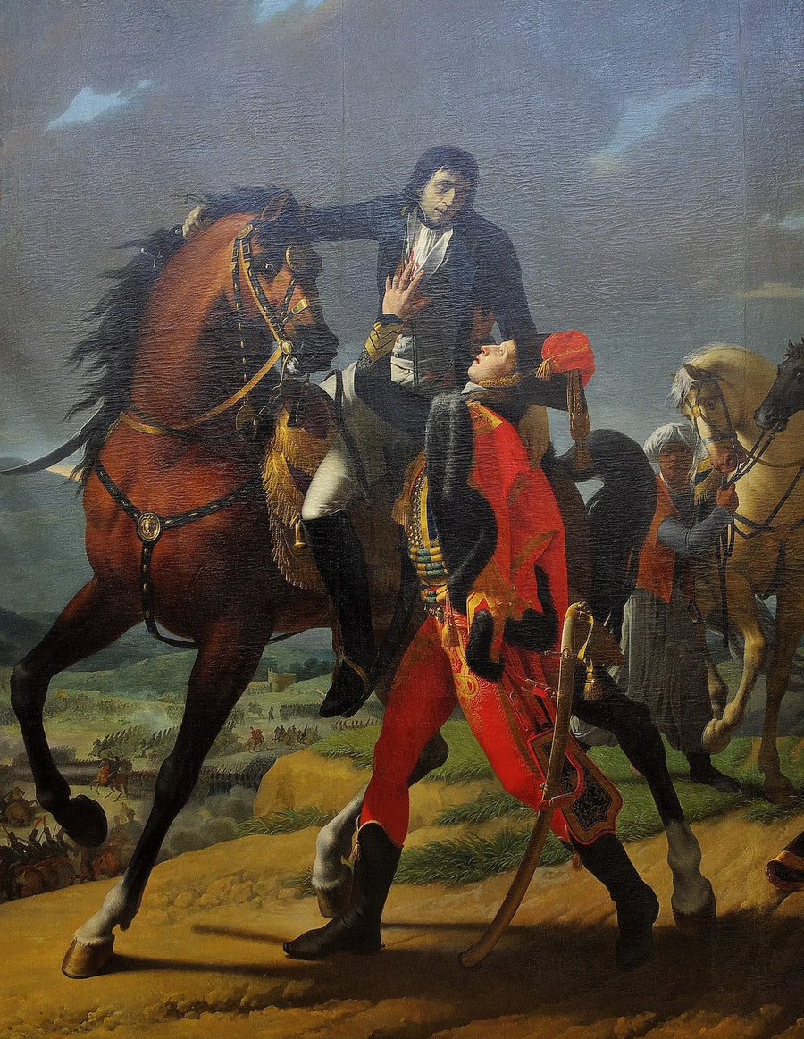 Mort du général Desaix à Marengo le 14 juin 1800 - Jean-Baptiste Regnault