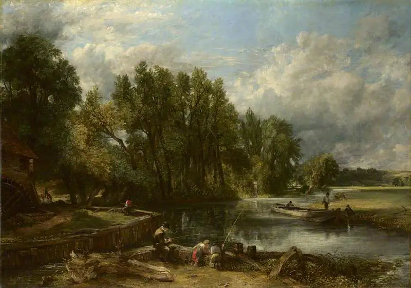 Moulin de Stratford - John Constable image 1 reproduction d’œuvre d’art à l’huile