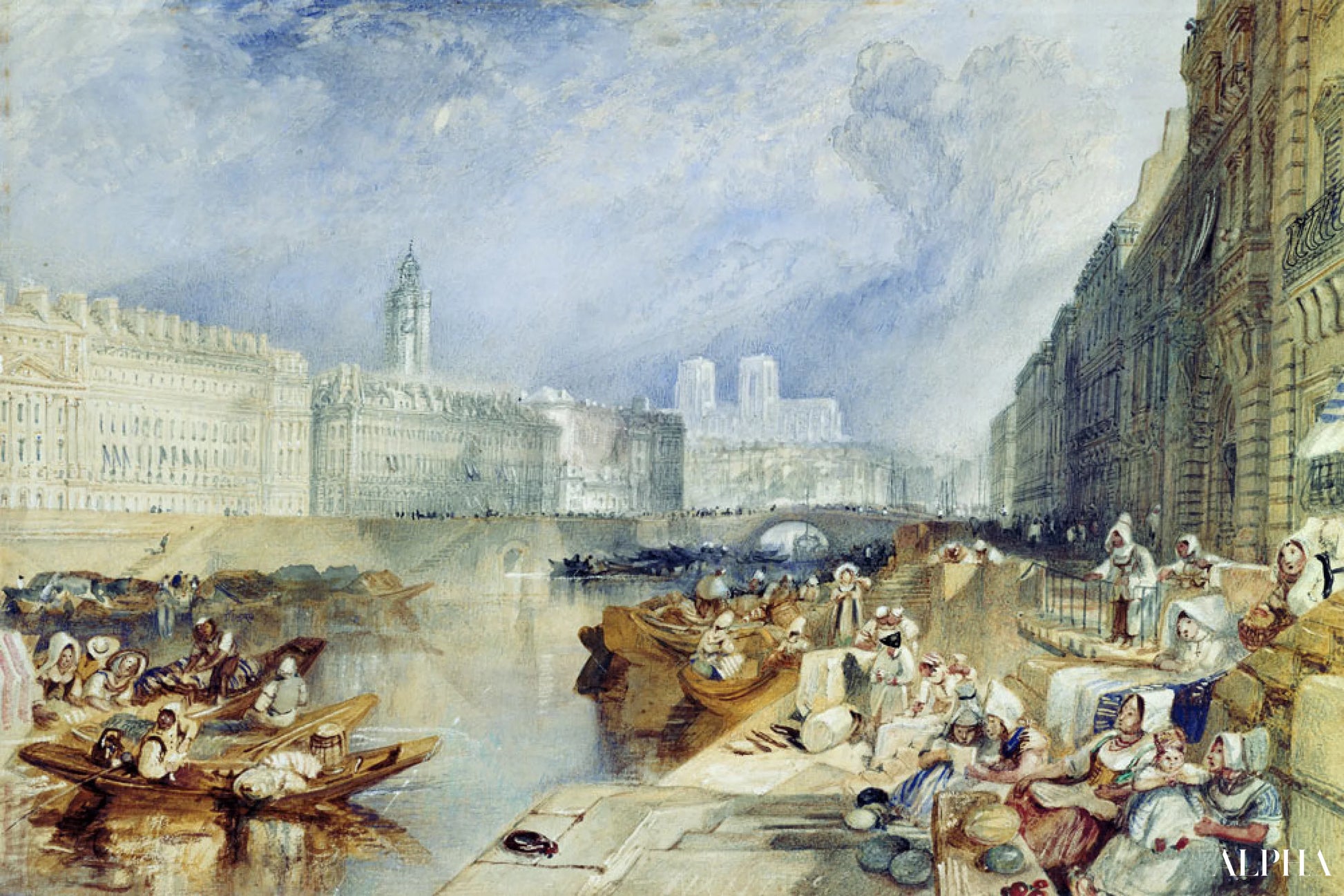 Nantes - William Turner - Reproductions de tableaux et peintures haut de gamme